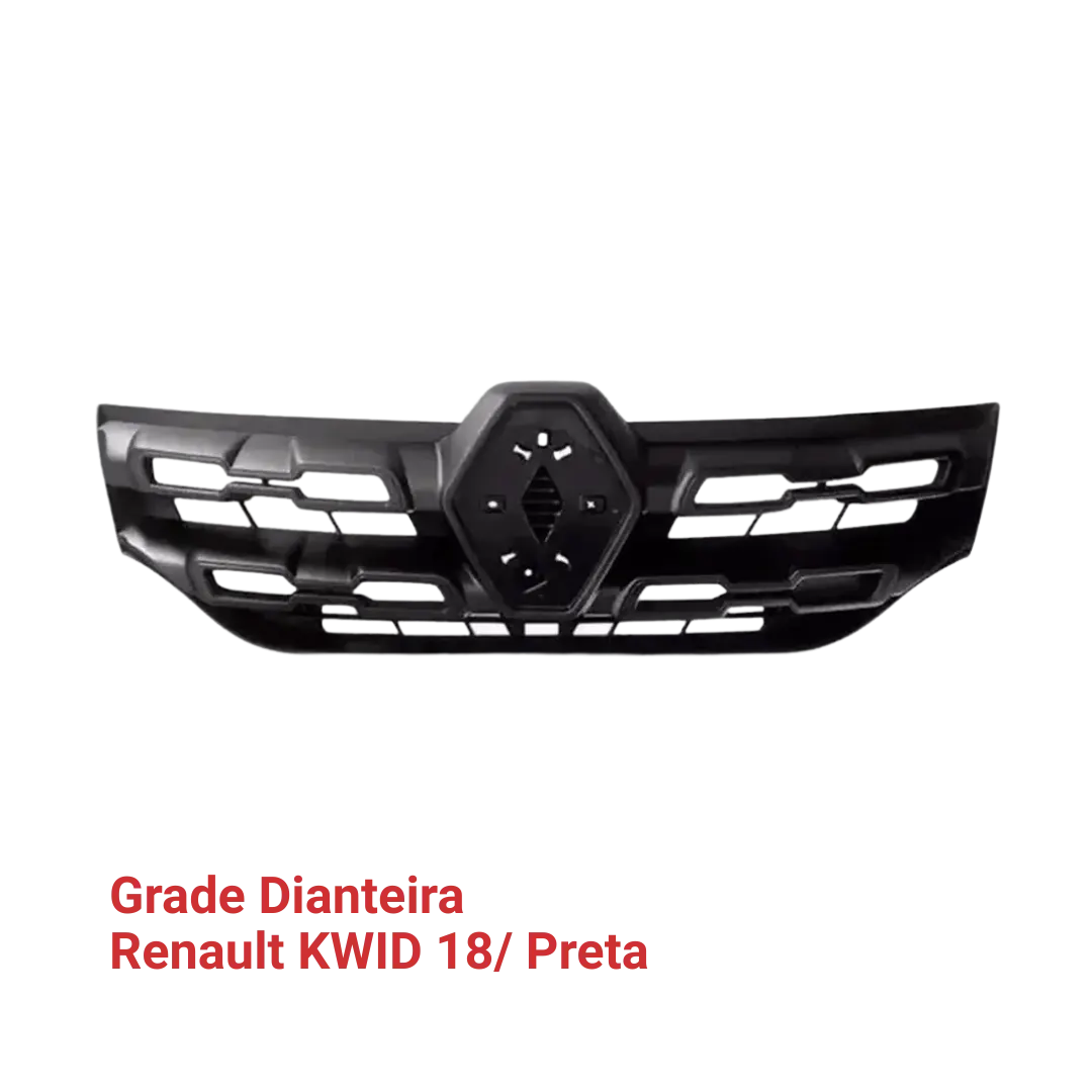 Grade dianteira renault KWID 18/ Preta